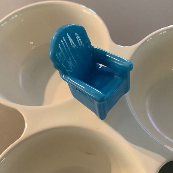 Faux Nora Fleming Adirondack Chair Mini - Picture 1 of 4